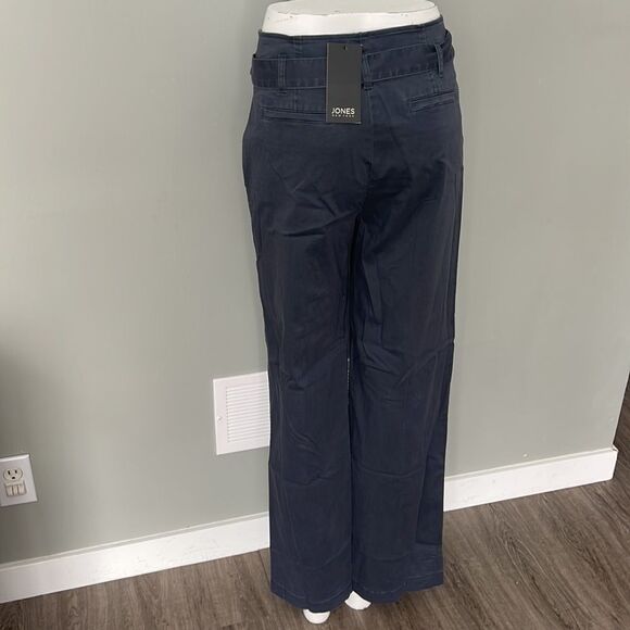 Jones New York Cotton Navy Pants NEW - Picture 3 of 5